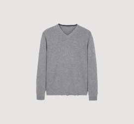 Textured cotton sweater